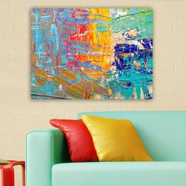Wallity Lienzo Decorativo Multicolor 70 x 100 cm